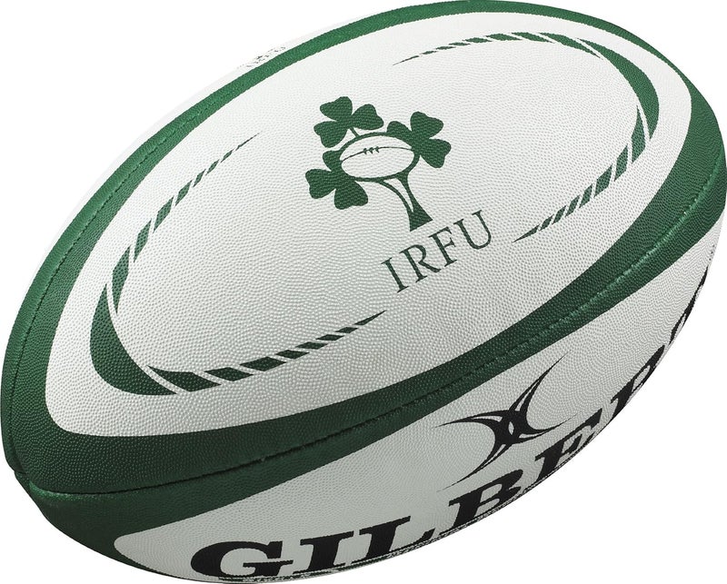 Gilbert Ireland Rugby Ball, Green, Mini, 1 Pack - Image 1